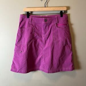 Kuhl Berry Vala Outdoor Hiking A-Line‎ UPF Skirt Women's 6 Gorpcore Granola Girl